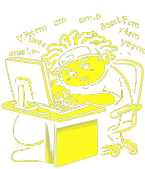 Text column mascot